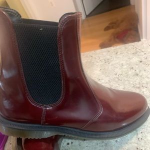Doc marten burgundy Chelsea boots size 10